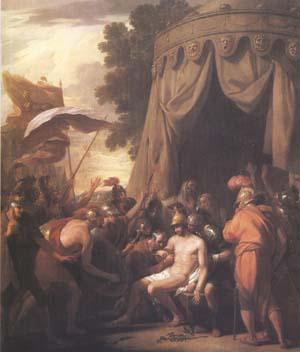 Benjamin West The Death of Epaminondas (mk25) oil painting picture